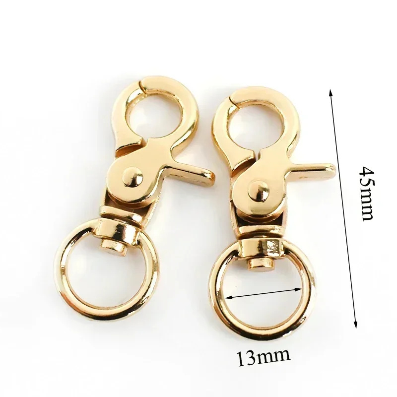 10/20Pcs Metall Hummer Schwenk Schnallen Karabiner Haken Trigger Verschluss O Ring Tasche Strap Gürtel Handtasche Aufhänger DIY Nähen Zubehör