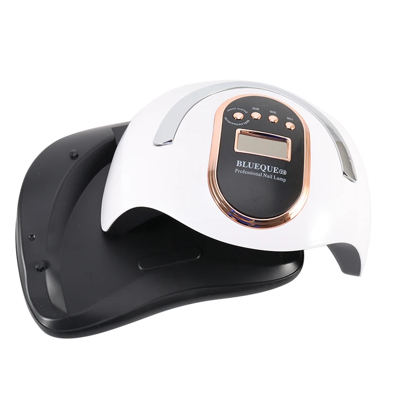 Professioneller UV-LED-Nageltrockner, schnell aushärtendes Licht, tragbares UV-Lampen-Set für Zuhause mit automatischem Sensor und Griff