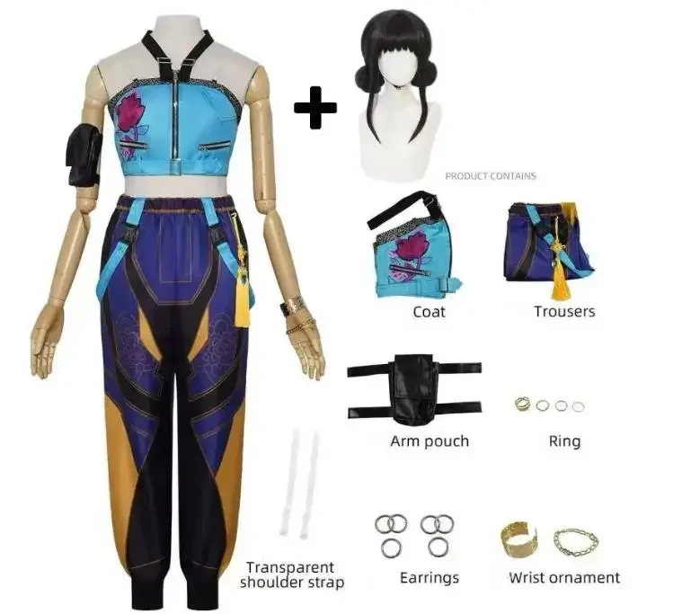 

Хэллоуин KPOP Girl Dress Set Lumi Mira Zoe Аниме Группа Косплей Костюм Охотники Демонов Сценический Наряд Женский Хэллоуин Вечеринка