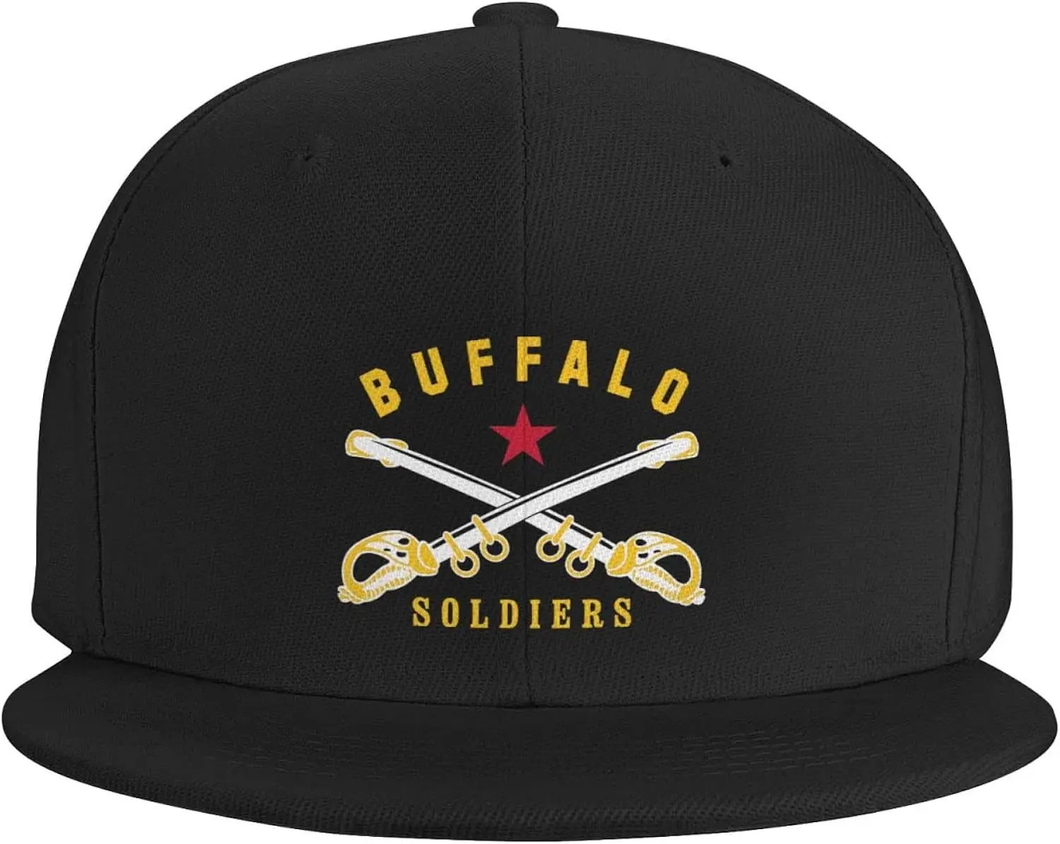 Buffalo Soldier America History Hat Adult Adjustable Baseball Cap Trucker Hats Black