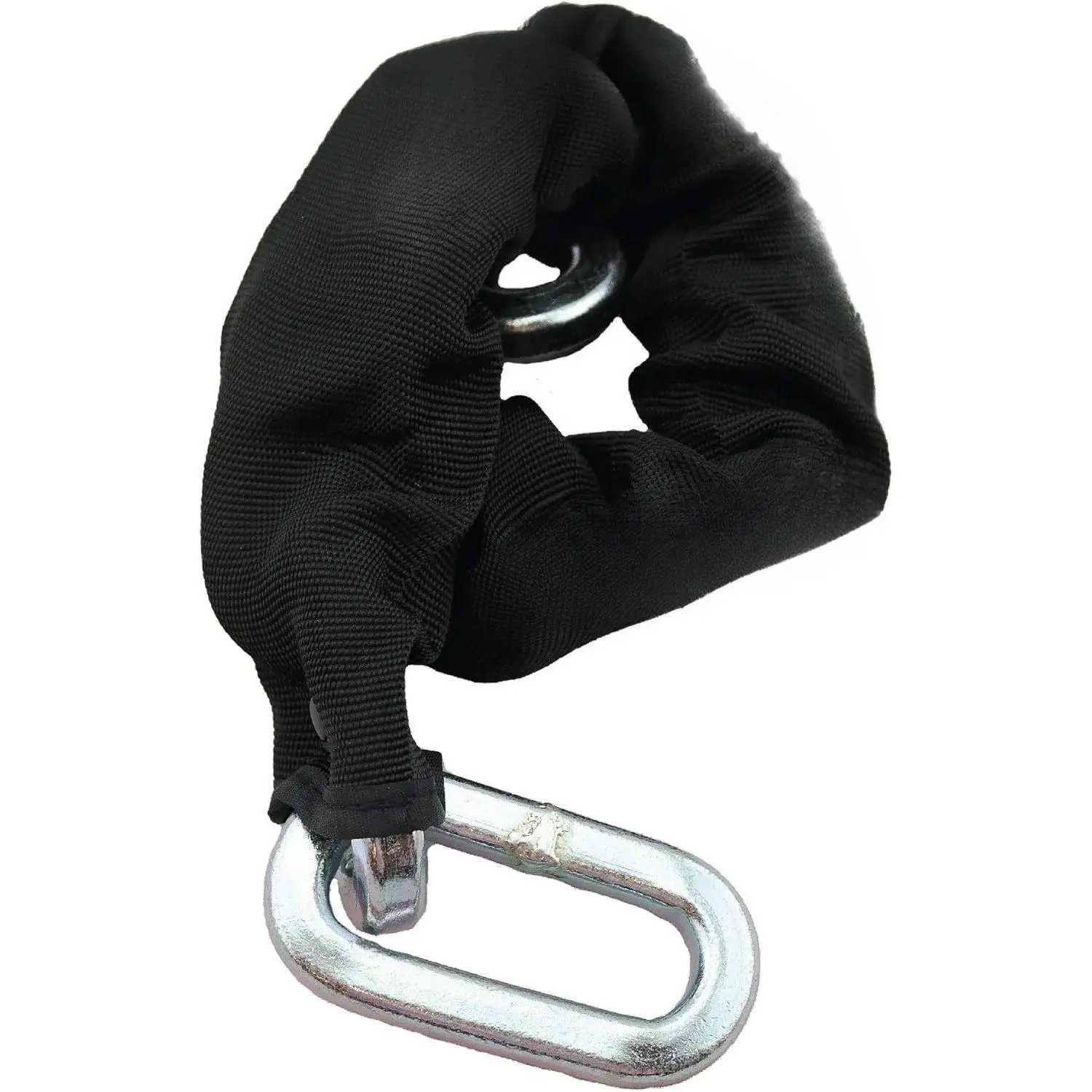 W-Hardened Steel 10KS 10 Foot x 3/8" Thick Square Security Chain for Bikes, Containers, Trailers, ATV's,