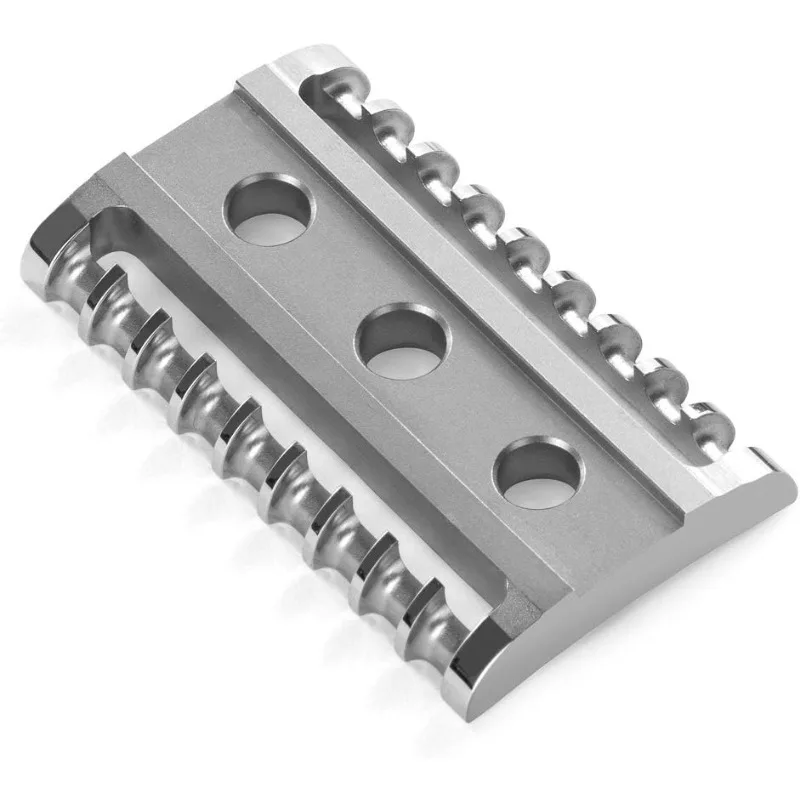 Безопасная бритва из нержавеющей стали MÜHLE TRADITIONAL Grande (открытая расческа)