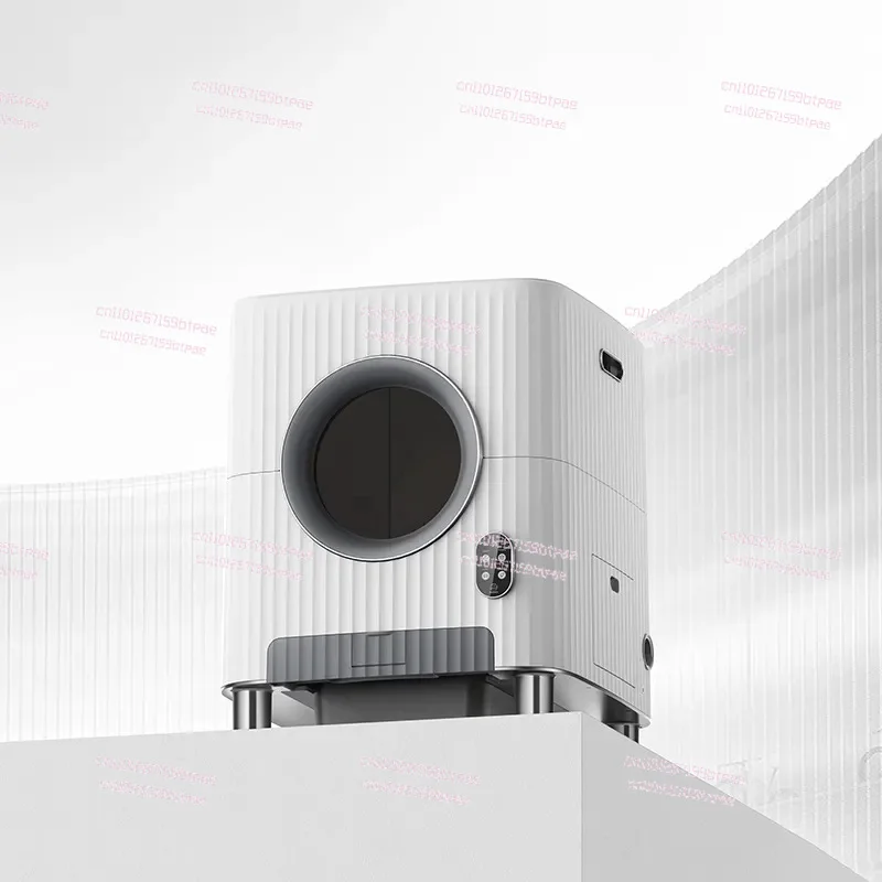 Intelligent Automatic Cat Litter Box Extra Large Silo Poop Scooper with Exhaust APP Control Silent