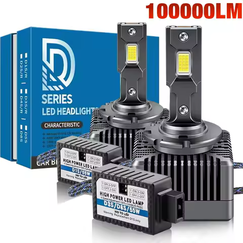 2pcs D1S Led Headlight D3S Canbus Bulbs CSP D4S D5S D2S D8S Led 100000LM 110W D4R D2R Car Lamp D Series Car Bulbs 6000K 12V 24V