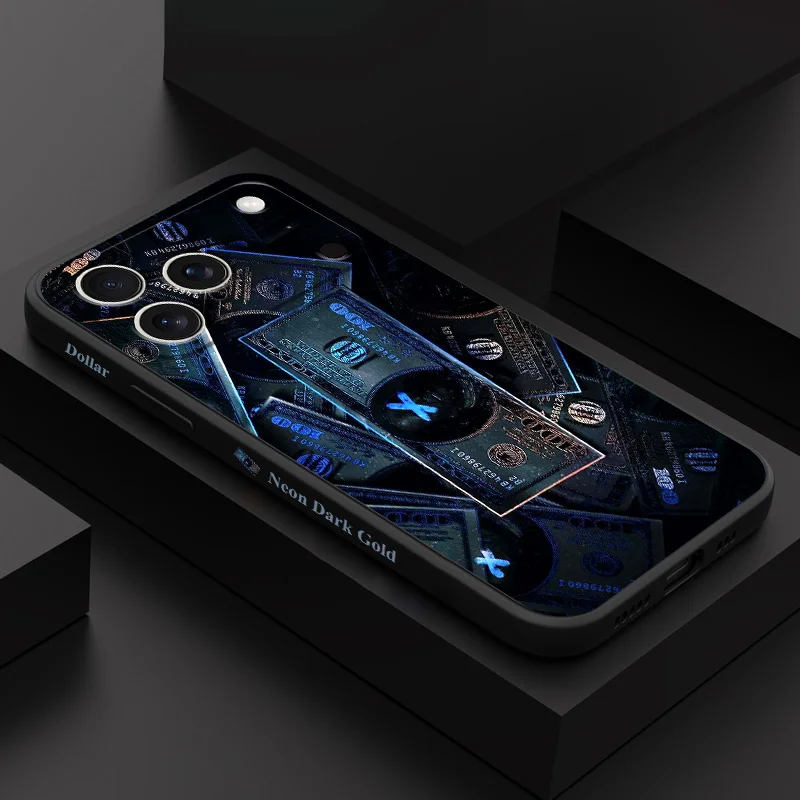 

Dark Realm Money Phone Case For iPhone 17 Air 16 16e 15 14 13 Plus Pro Max Mini Liquid Silicone Cover
