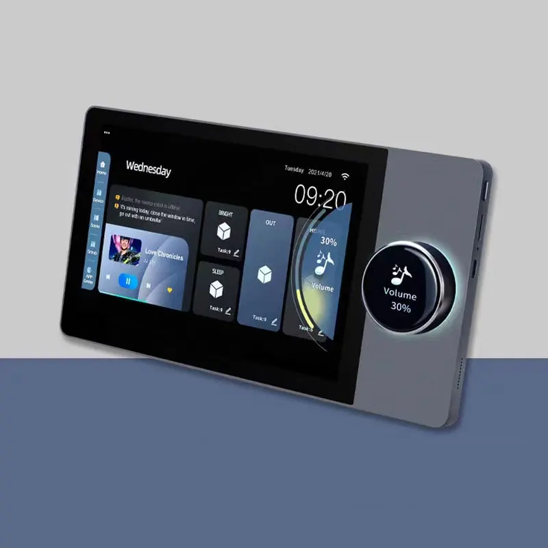 TianLai TL-7 7 Inch Smart Home Control Panel  Android Wifi Wall Mount Amplifier