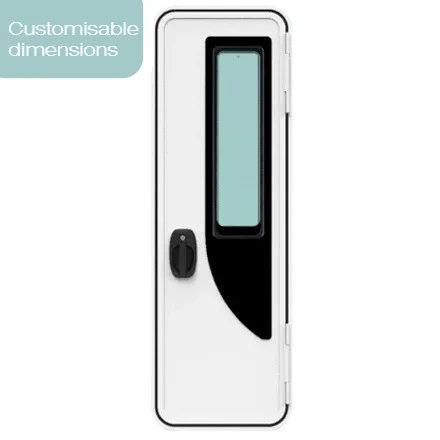 

RV Door Customisable Size Aluminum Alloy With Screen Door Caravan Door for Recreational Vehicle High quality Different styles