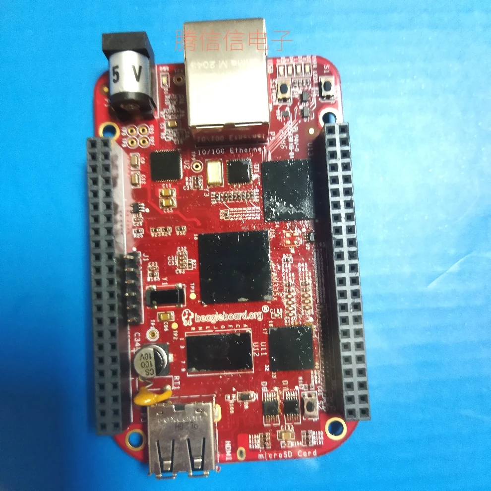 

second-hand Spot 102110423 single-board BeagleBone Black Industrial AM3358 red