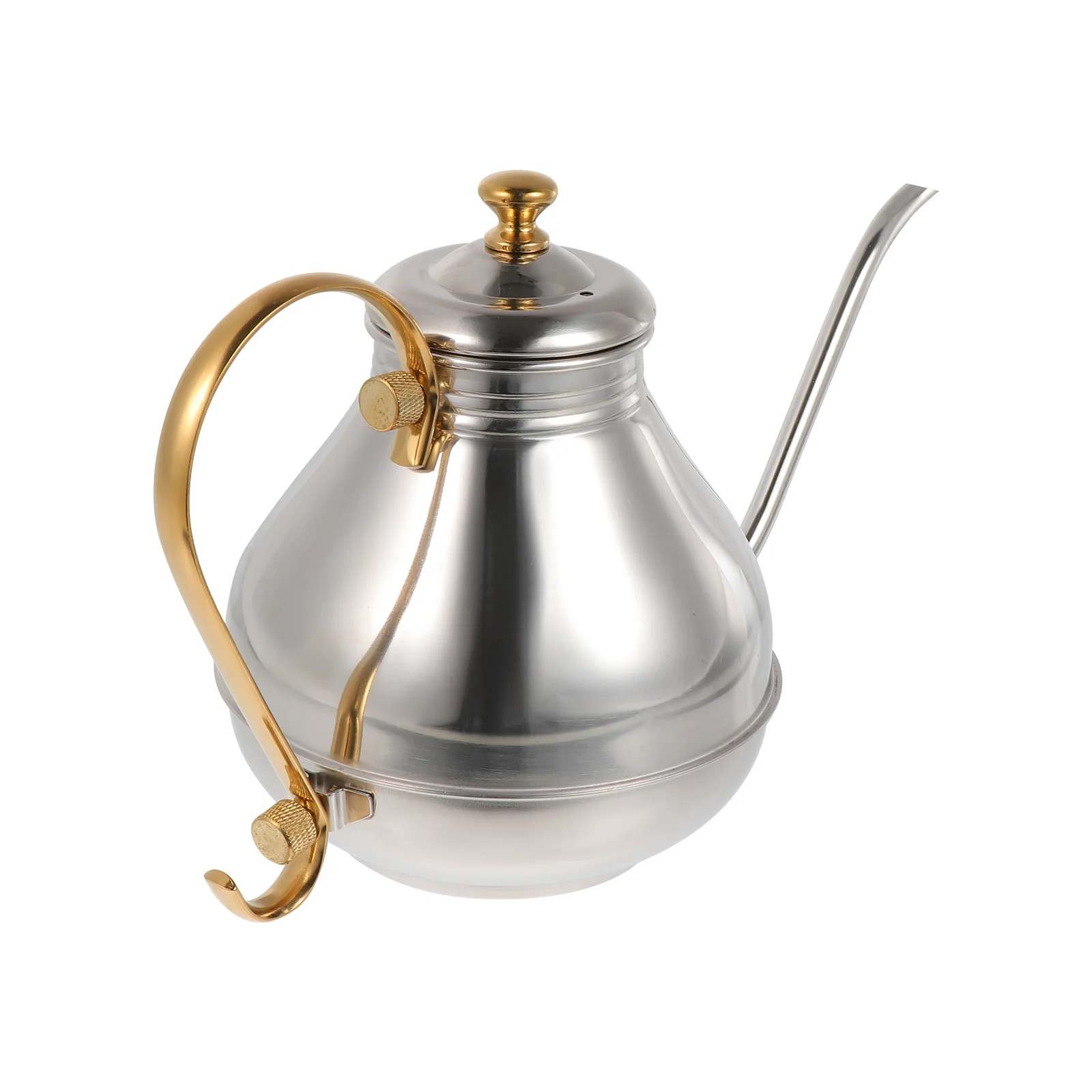 

1Pcs European Style Stainless Steel Kettle 304 Anti-Rust Practical Water Heating Kettle Household Office Tea Coffee Pot