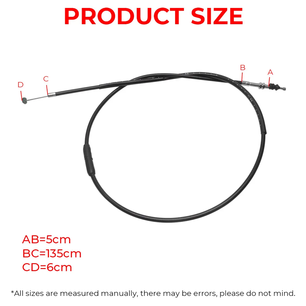 1PC Steel Wire Clutch Cable Line Black For Kawasaki VULCAN 900 VN900 CLASSIC/LT 2006-2018 Motorcycle Accessories view 4