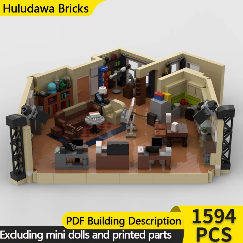 

City Street View Model MOC Building Bricks Popular TV Drama Scene Modular Technology Children Holiday Gifts Assemble Toys Suit