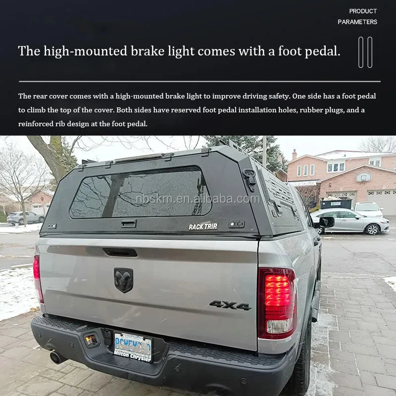 

Corrosion Protection 5.7ft Three-door Manganese Steel Truck Canopy RAM 1500 Crew Cab Pickup Modification Part