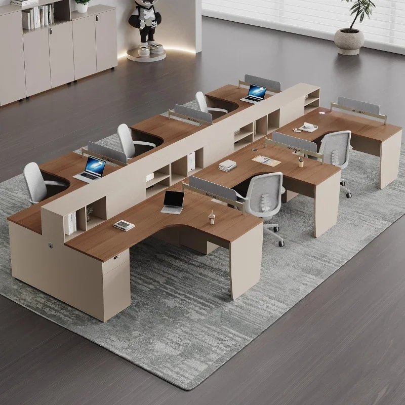 

Staff position, screen partition, computer, office furniture, finance, office desk and chair combination