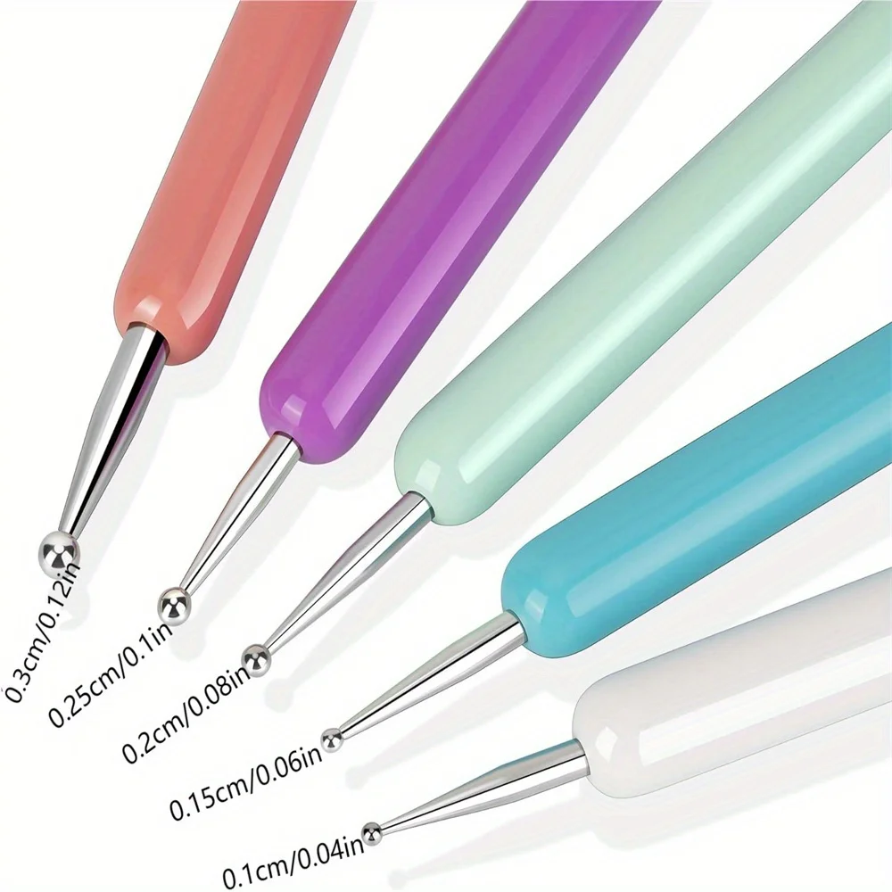 5pcs Pattern Tracing Stylus Ball Embossing Drawing Tools for Transfer Paper - Set of Embossing Tools for Paper