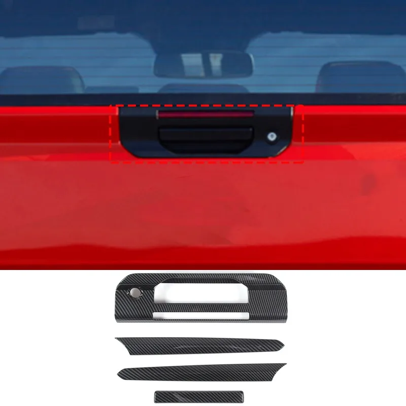 

Car Tailgate Handle Cover Trim For Ford Ranger 2023 2024 2025 2026 Rear Trunk Door Handle Bowl Sticker Exterior Accessories