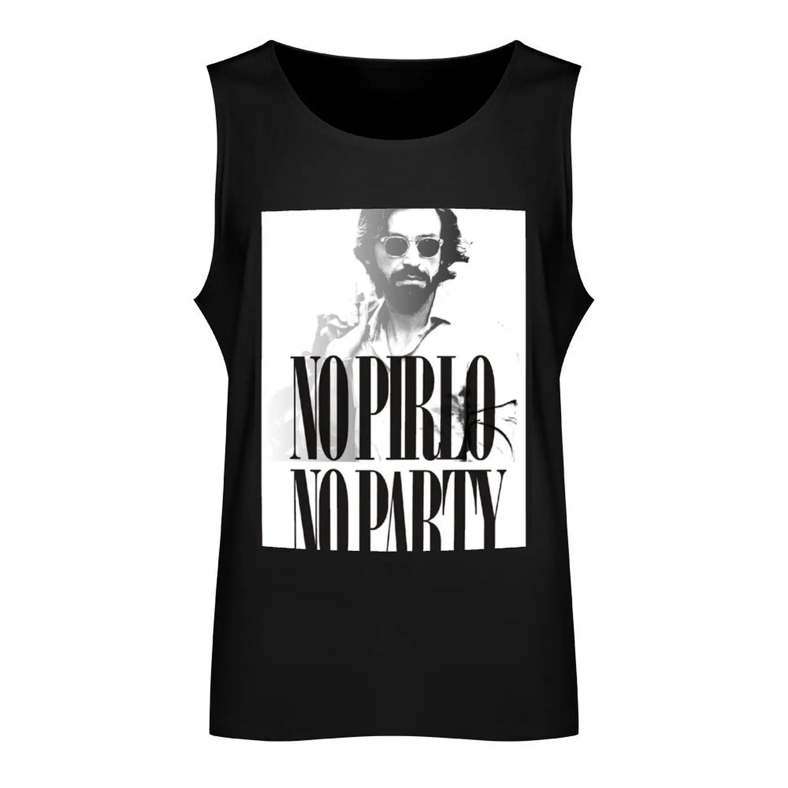 No Pirlo No Party Tank Top t-shirt gym man Men's gym clothing gym for men