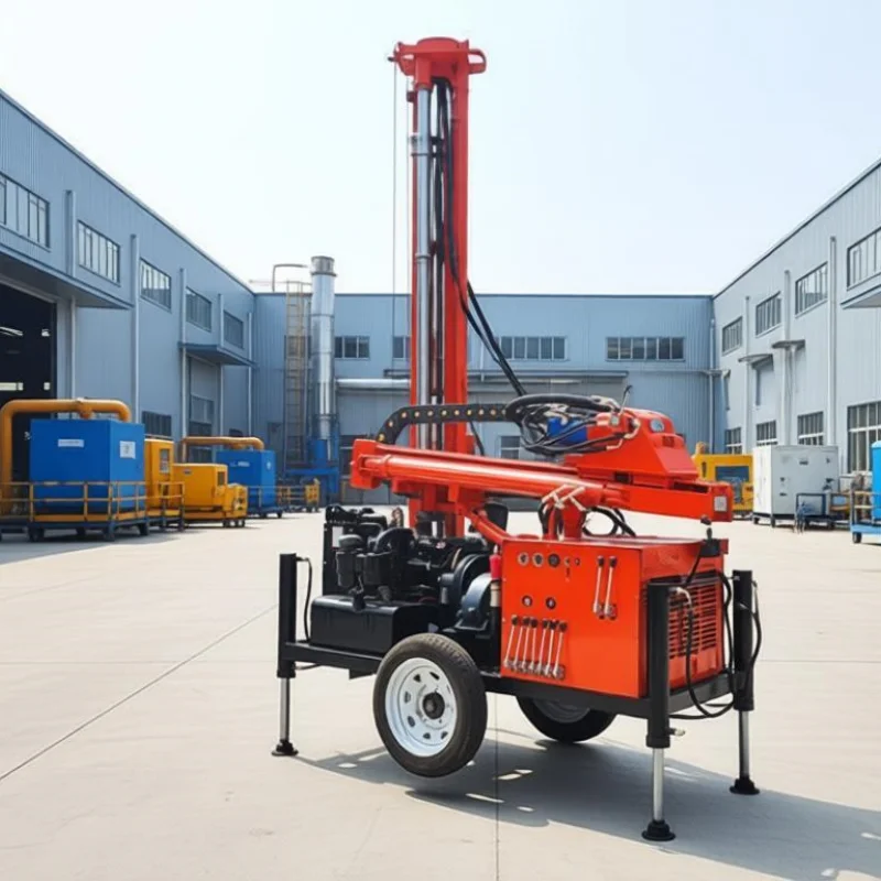 

Customized Precise 200M Deep Water Well Drilling Rig, Hydraulic Rotary, Portable, Flexible Movement