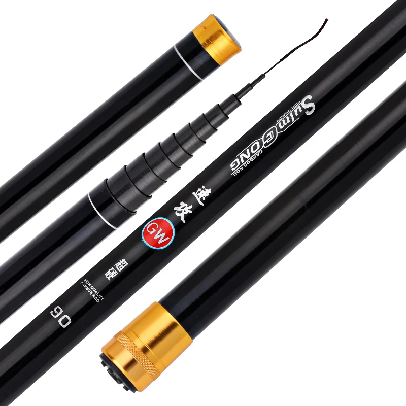 High Carbon Fishing rod 8m 9m 10m 11m 12m 13m Power Feeder rod Ultra Light Hard Telescopic Rod Carp Fishing Spare tip B527