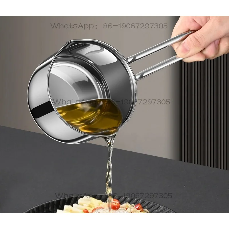 304 Stainless Steel Small Cooking Pot, Household Non-stick Pot