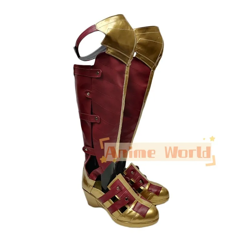 Chaussures de Cosplay princesse Diana pour femmes, bottes d'halloween sur mesure