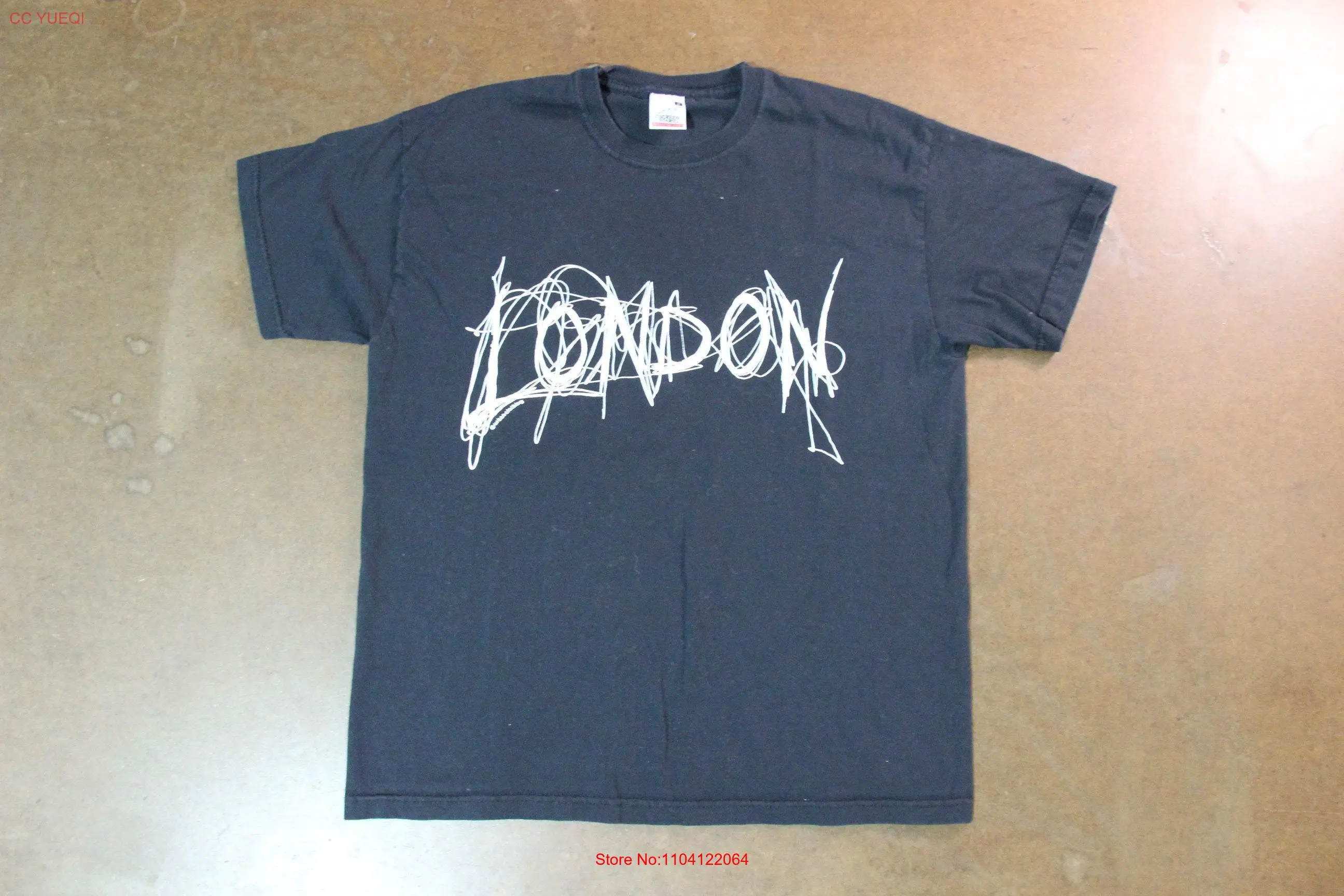 

Винтажная футболка со звездами Лондон, Англия, 90-е, Великобритания, промо, с длинными или короткими рукавами