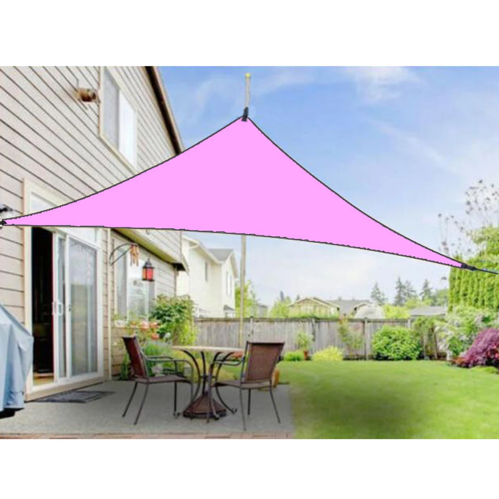 Sunshade Triangular Awning Rain Cover Triangular UV blocking Waterproof 300cm Garden Outdoor for parasol for sail Shade