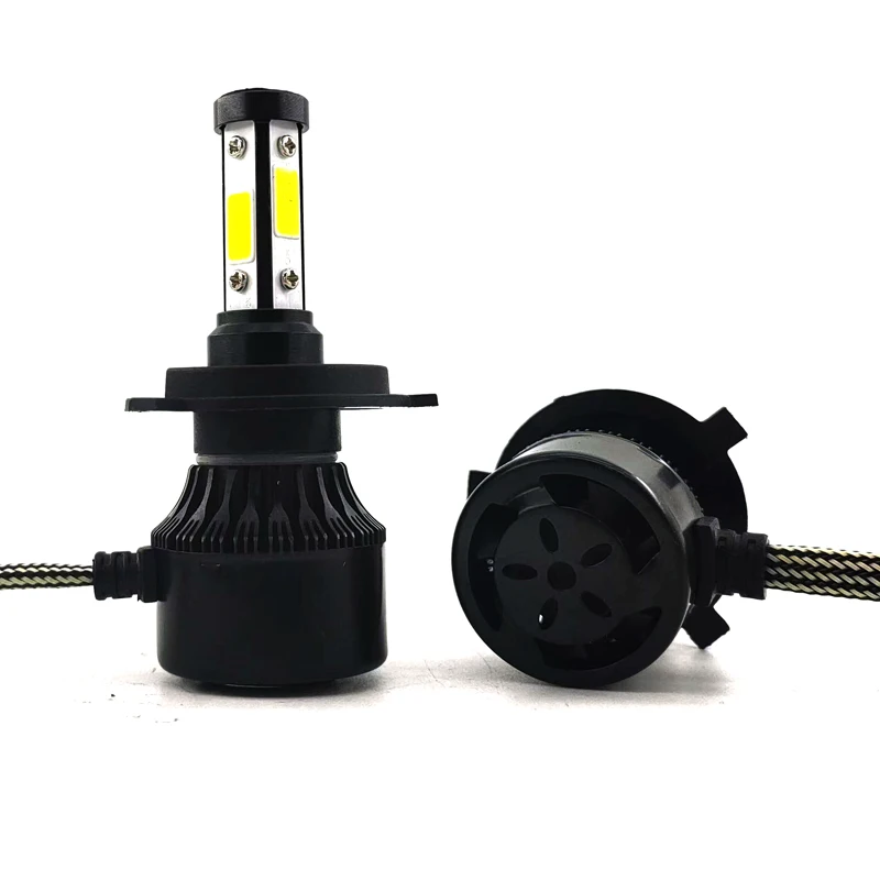 

Car Accessories High Quality X7s 50W Car Led Lights 4 Sides 6000K 9005 H4 H7 H11 Led Headlight Bulb for Car