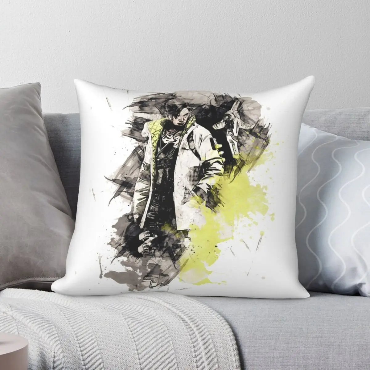 Crypto Apex Legends Poster Square Pillowcase Polyester Linen Velvet Printed Zip Decor Throw Pillow Case Home Cushion Cover 45x45