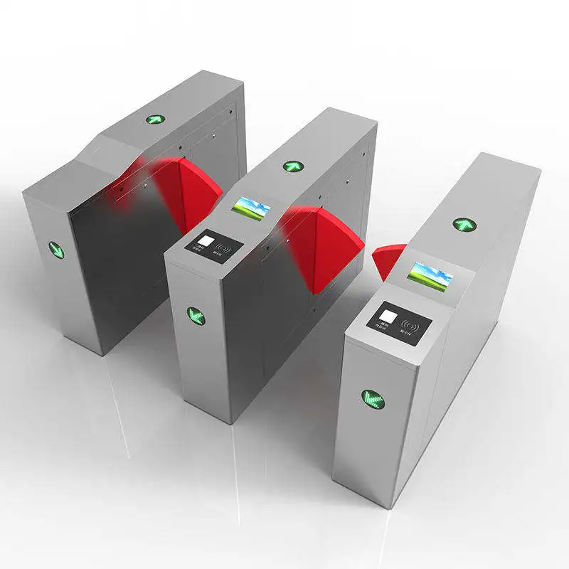 Karsun Access Control System Park Project Flap Barrier Gate Paper Ticket Swipe Card Tourniquet Visitor Identification