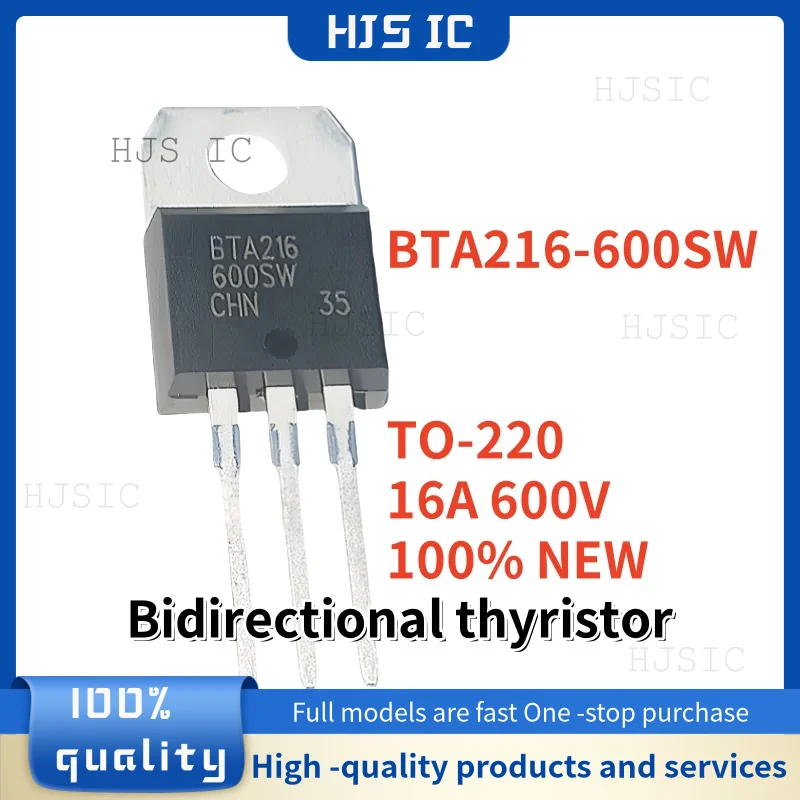 10PCS NEW BTA10 BTA12 BTA25 BTA204 BTA216 BTA225 BTA312 BTA316 600C 600BW 800B 600SW 800CW 600B 600D TO-220 BTA12-800B