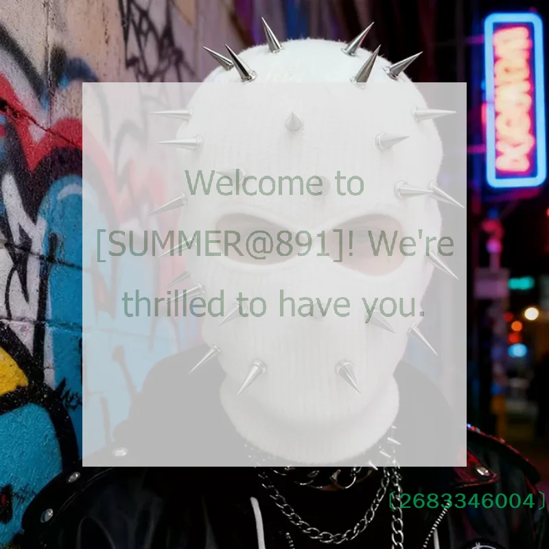 قبعة صغيرة مرصعة بالمعدن على الطراز القوطي الشرير، قبعة جمجمة محبوكة مبتكرة للجنسين لمهرجان الموسيقى والحفلات والهالوين [CC88]