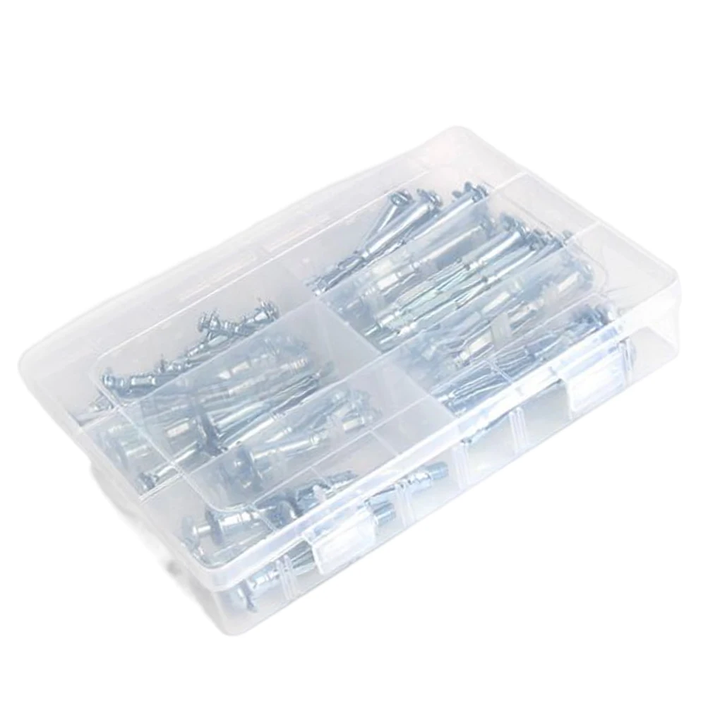 

42 Pcs Expansion Screw Bolts Heavy Duty Hollow Drive Wall Anchor Drywall