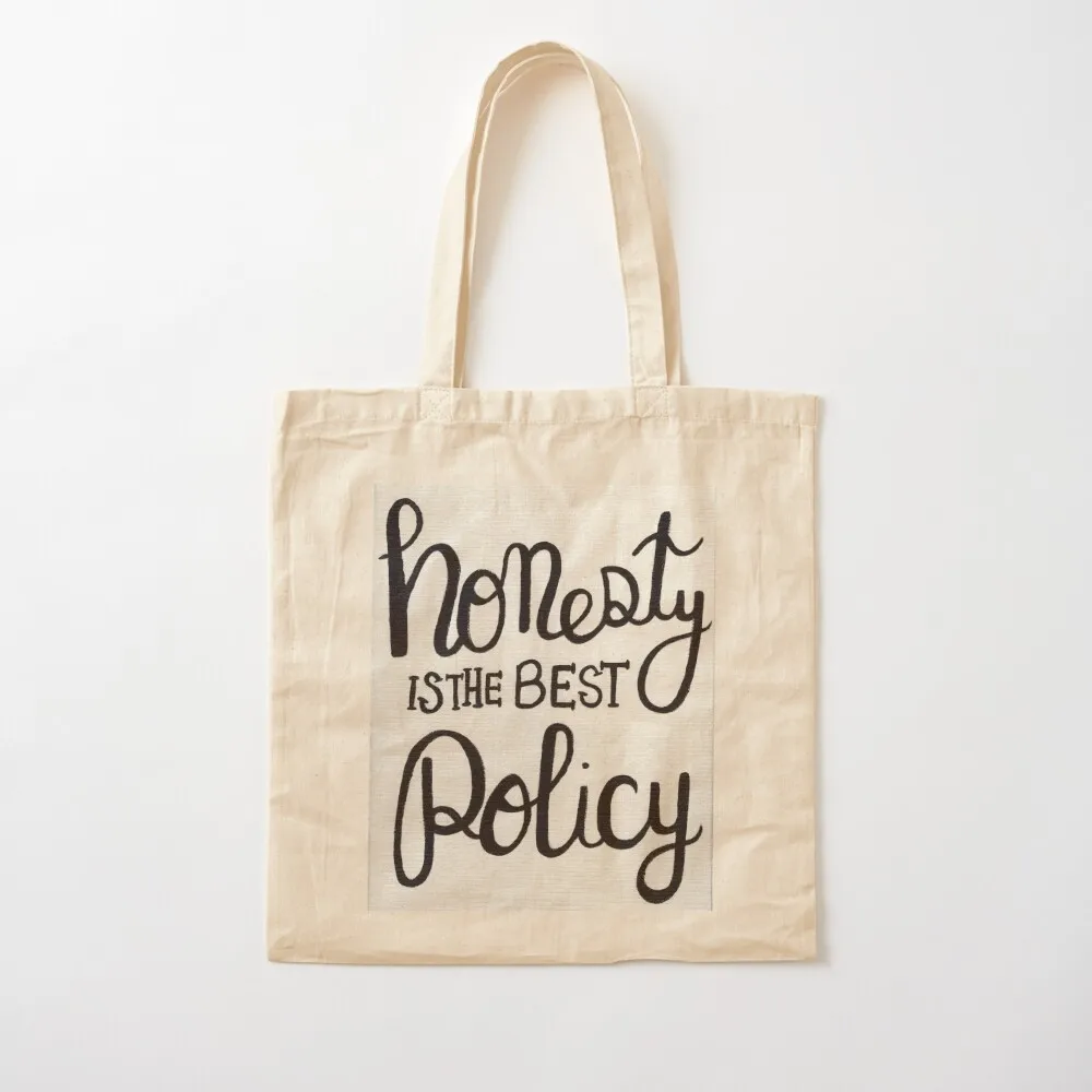 Honesty Tote Bag tote bag screen Cloth bags Shopper handbag Canvas Tote Bag