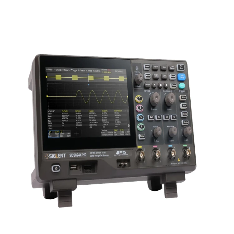 China Professional Manufacture 200Mhz 4 Channels 2Gsa/S 12-Bit High Resolution 100Mpts Memory Depth Mixed Signal Oscilloscope