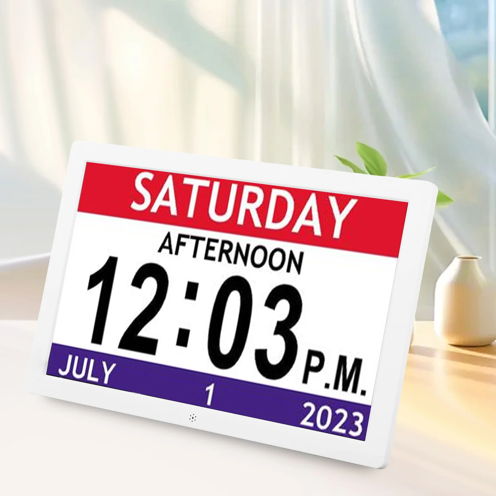 

10 Inch Digital Smart Clock Large Display 12 Alarms Reminders Alarm Clock for Appointments Smart Clock 12 Alarms Digital Clock