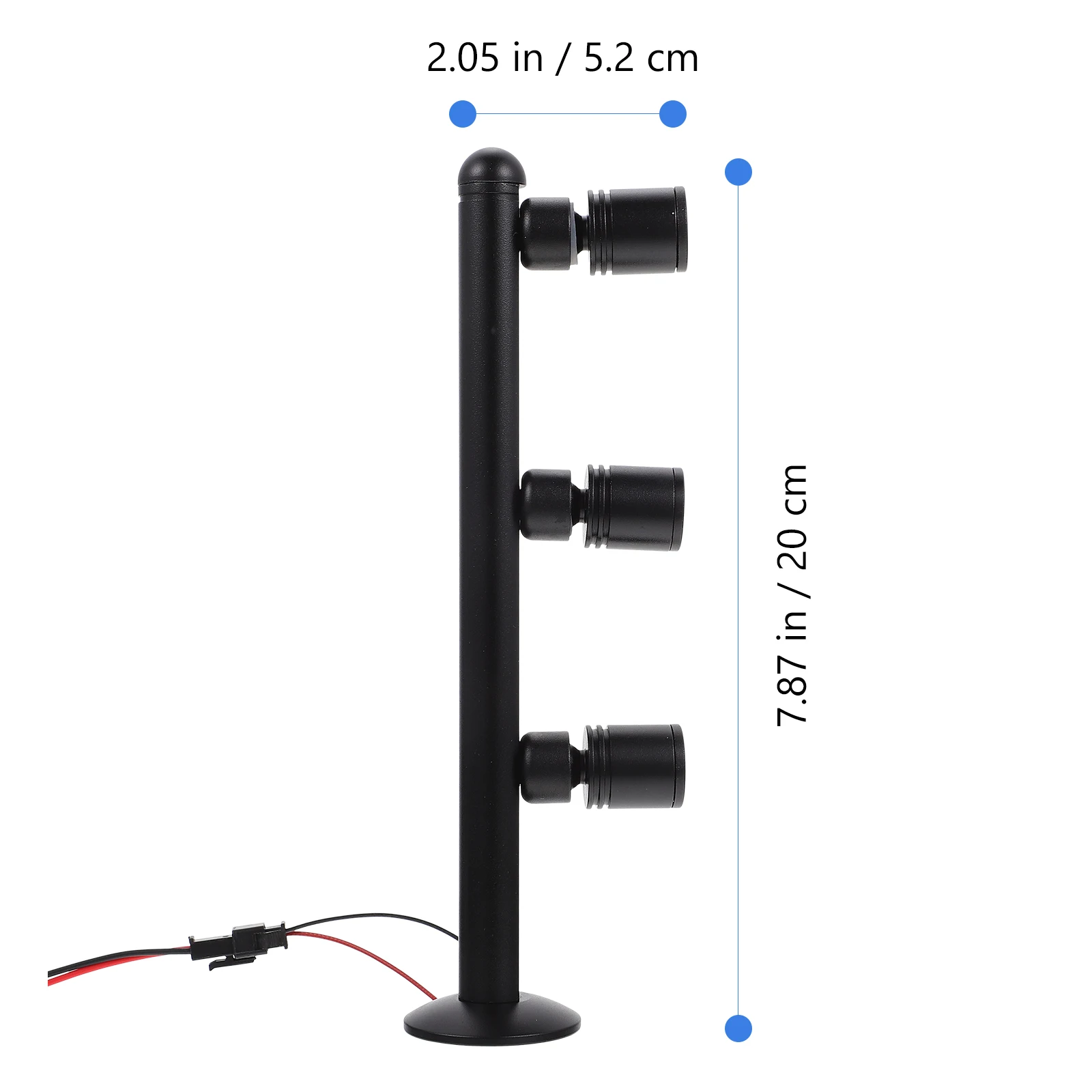 

Aluminum Glass Spotlight Durable Simple Structure Compact Size Gallery Jewelry Store Showcase Window Display Cabinets LED