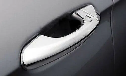 Chrome Exterior Door Handle Cover 4 Pcs Set For Ford Mustang 2015-2019    Durable Stylish