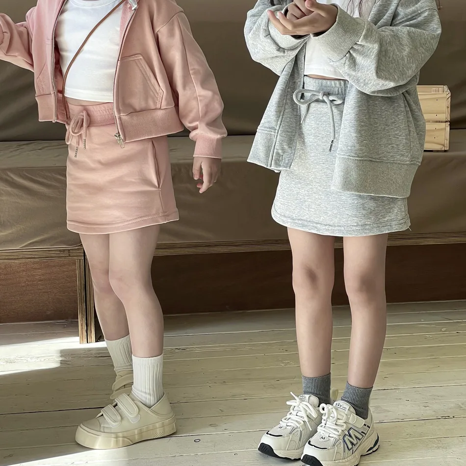 

Girls Spring and Summer New Fashionable Girl Skirt Hip Skirt Baby A-shaped Skirt Short Dress Casual All-match