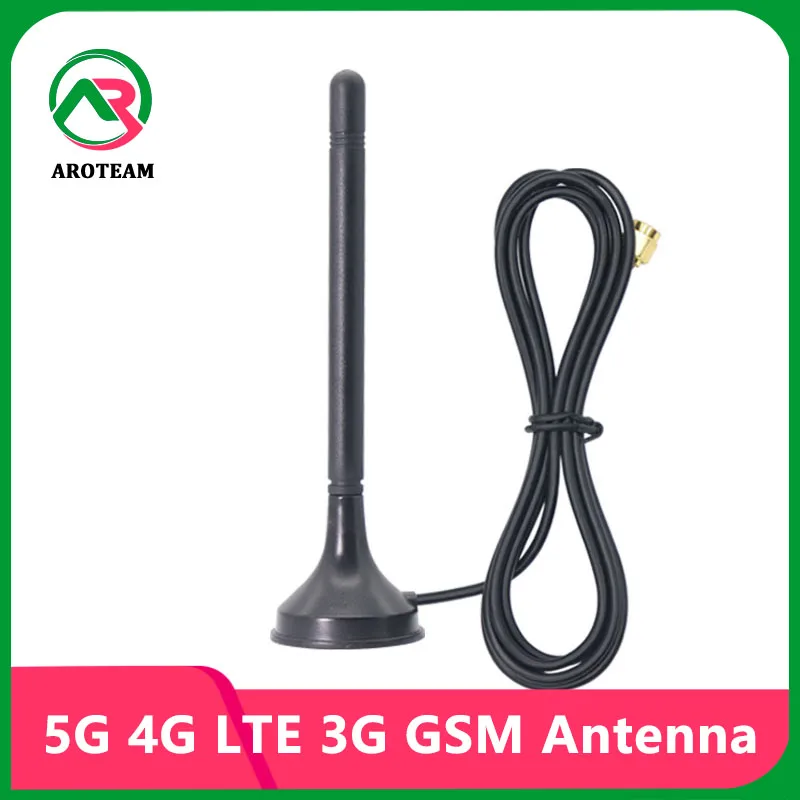 WiFiルーター付きMimi-suckerアンテナ,sma,5g,4g,lte,3g,gsm,フルバンド,オムニ,銅線,600-6000mhz