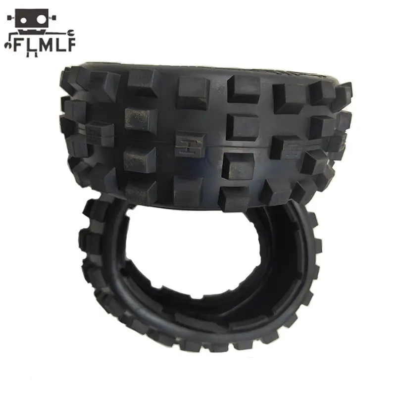 Rc Car Super Wear-resistant Front or Rear Off-Road Wheel Tire Skin for 1/5 MadMax HPI ROVAN ROFUN KM BAJA 5B,Losi DBXL Parts