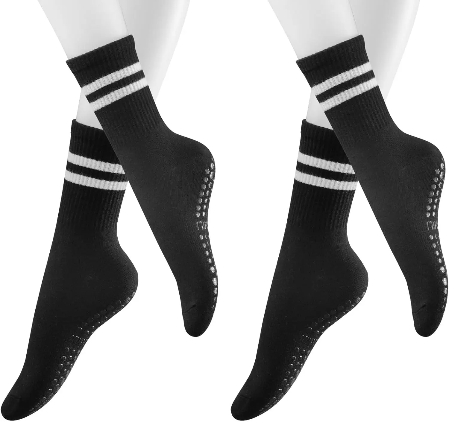 

Pilates Yoga Socks with Grips for Women, Non Slip Socks for Women, Ballet Dance Non Skid Sticky Socks