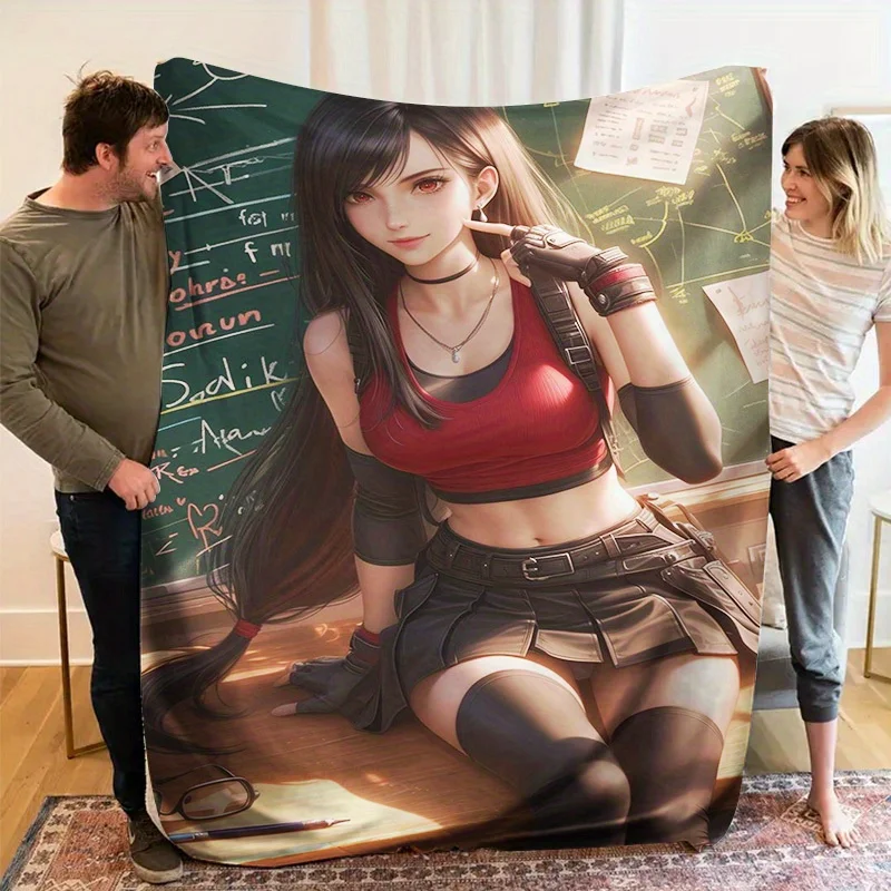 Ultra Soft Giant Anime Character Blanket Throw Cozy Manga Art  150x230cm Large Print Bedroom Decor Gift for Him Her