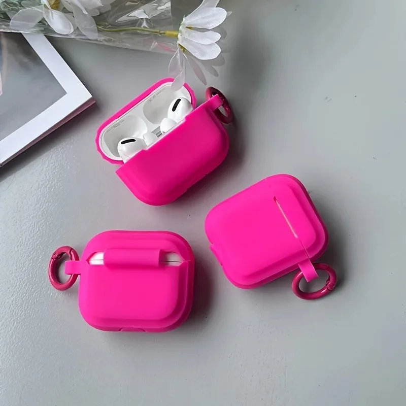 Funda de silicona líquida para Apple para Airpods Pro 2, funda para auriculares con cordón, funda protectora antipérdida para Air pods Pro 2