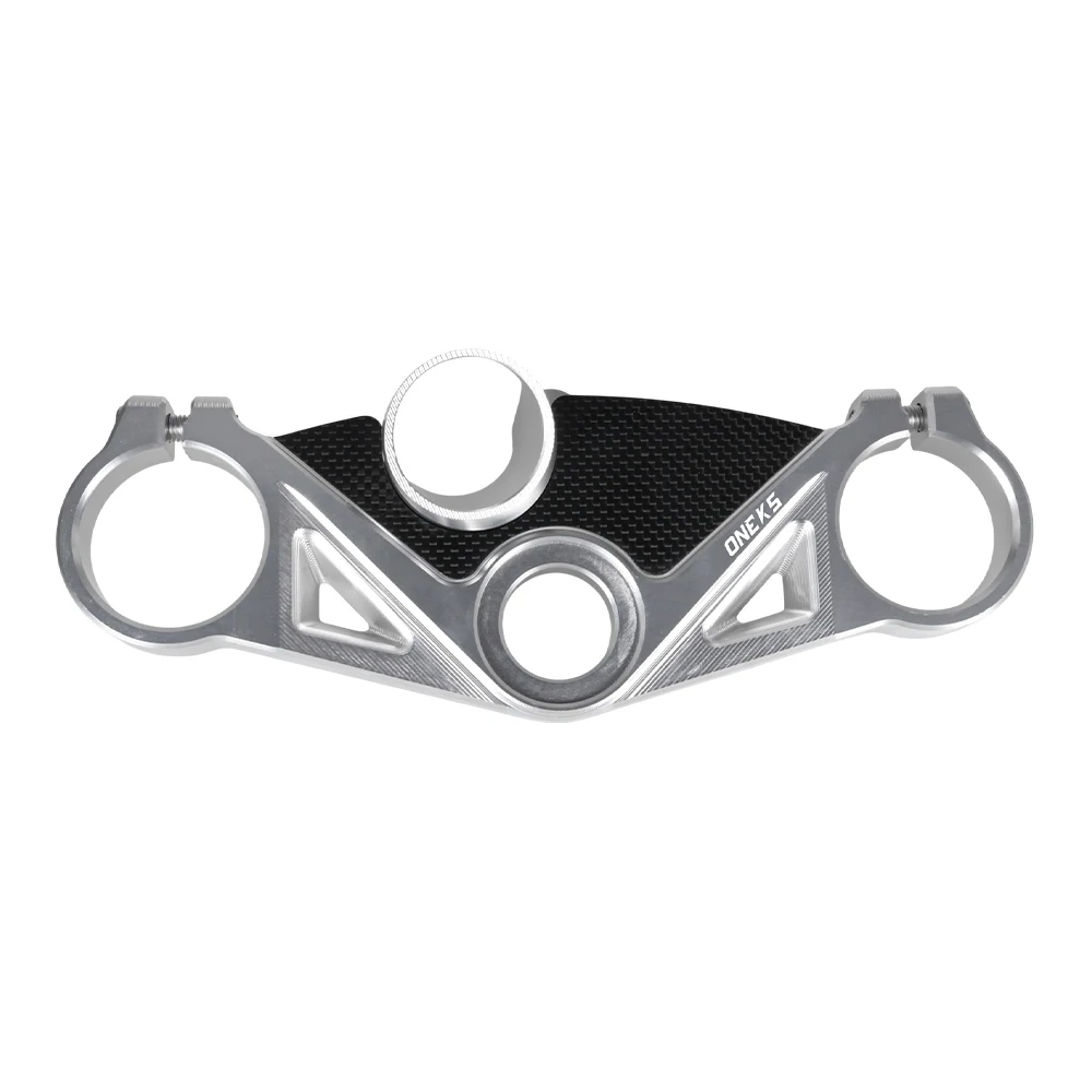 Motorcycle accessory modification CNC Triple Clamp Front Fork Clip On Handlebars For Kawasaki NINJA ZX6R ZX636 2019-2026