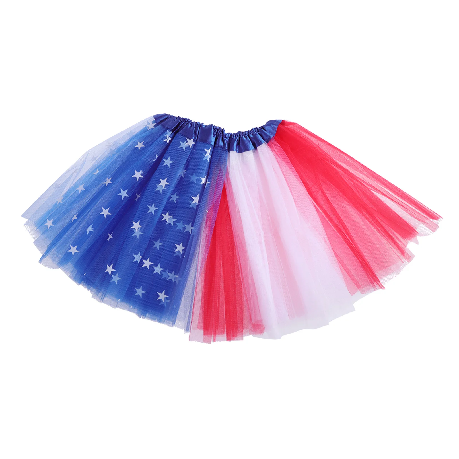 

Adorable Kids Tutu Skirt 30Cm Long 23Cm Waist Size Perfect for 4Th of July Family Barbeque Park Beach Lounging Patriotic