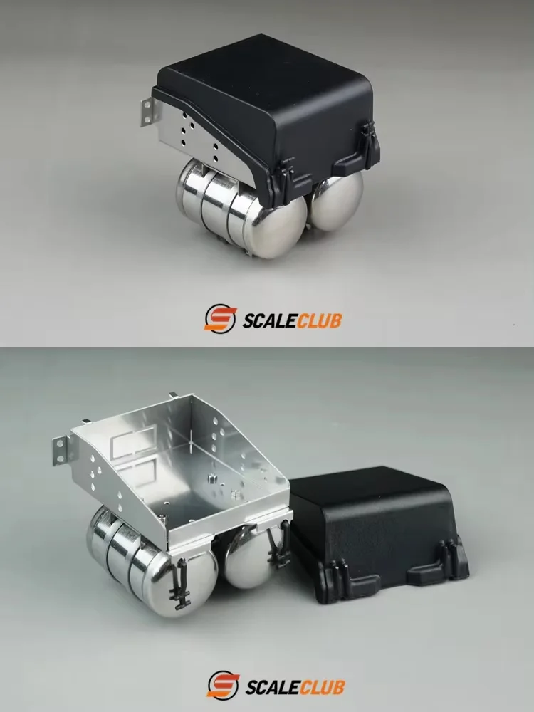 Scaleclub 1/14 Batterie Box Gas Tank Lkw Modell Für Tamiya Lesu Rc Lkw Anhänger Kipper Für Scania 770S R620 r470 Teile