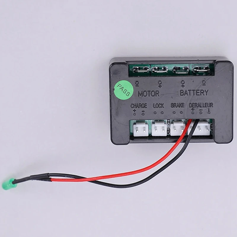 DC24V Electric Scooter Controller 120W DC Electric Brush Motor Controller E-Scooter Part with Charge Cable and LED Cable