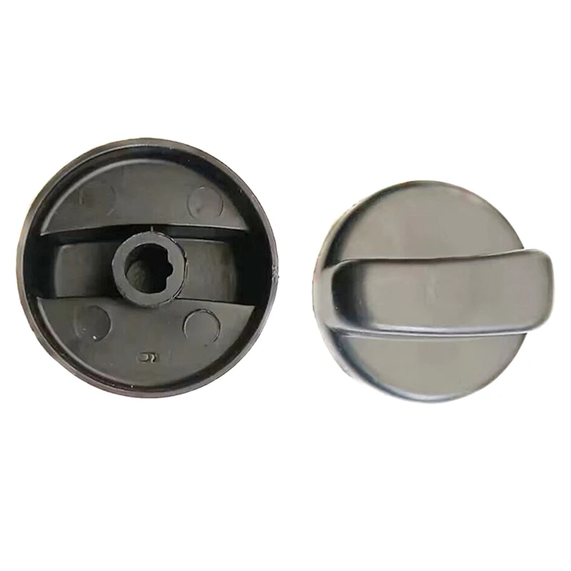 2PCS DIY Accessories Kitchen Black Plastic Gas Stove Cooker Control Knobs Switch Knob Handle For Gas Stoves