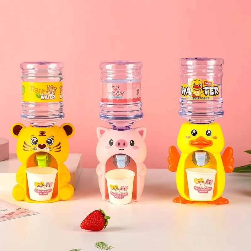 Simulation Fans, Children's Water Dispensers, Toys, Kitchens, Families, Fun Water Dispensers, Small Cute Duck Stalls,