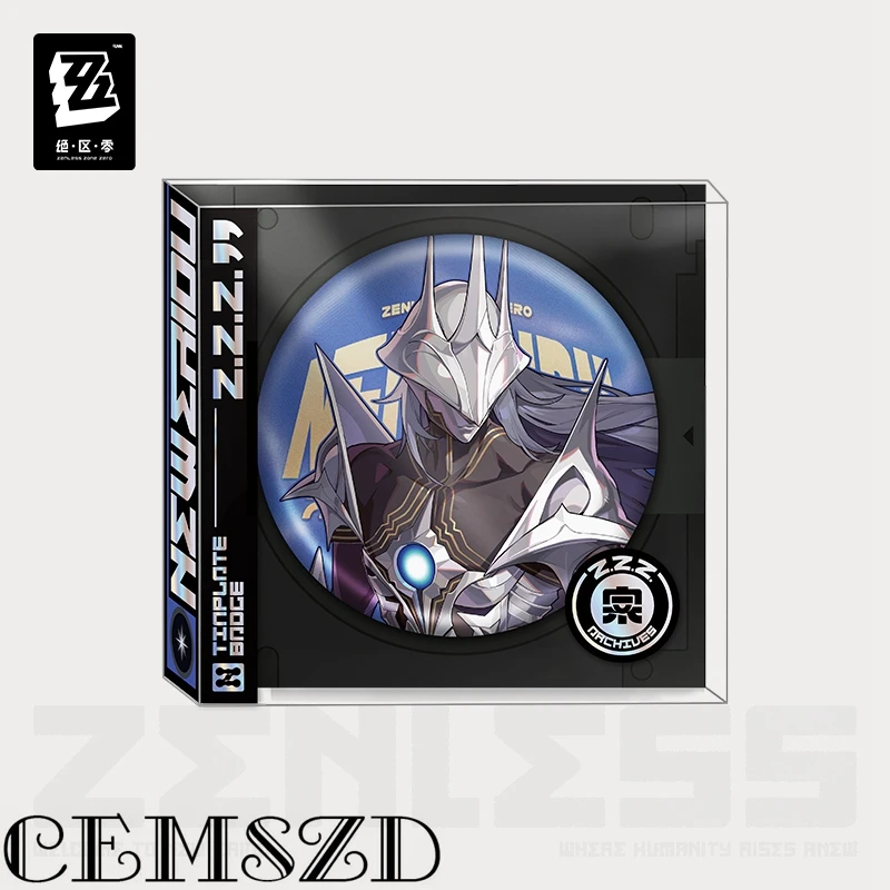 [Genuine] Game Zenless Zone Zero ZZZ Pyrois Wise Belle Cosplay Tin Badges Anime Brooches Accessories Cartoon Halloween Gifts view 3